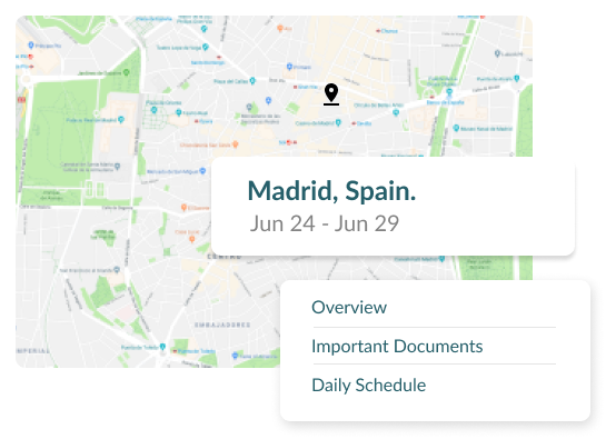 Sample Itinerary - Madrid Spain